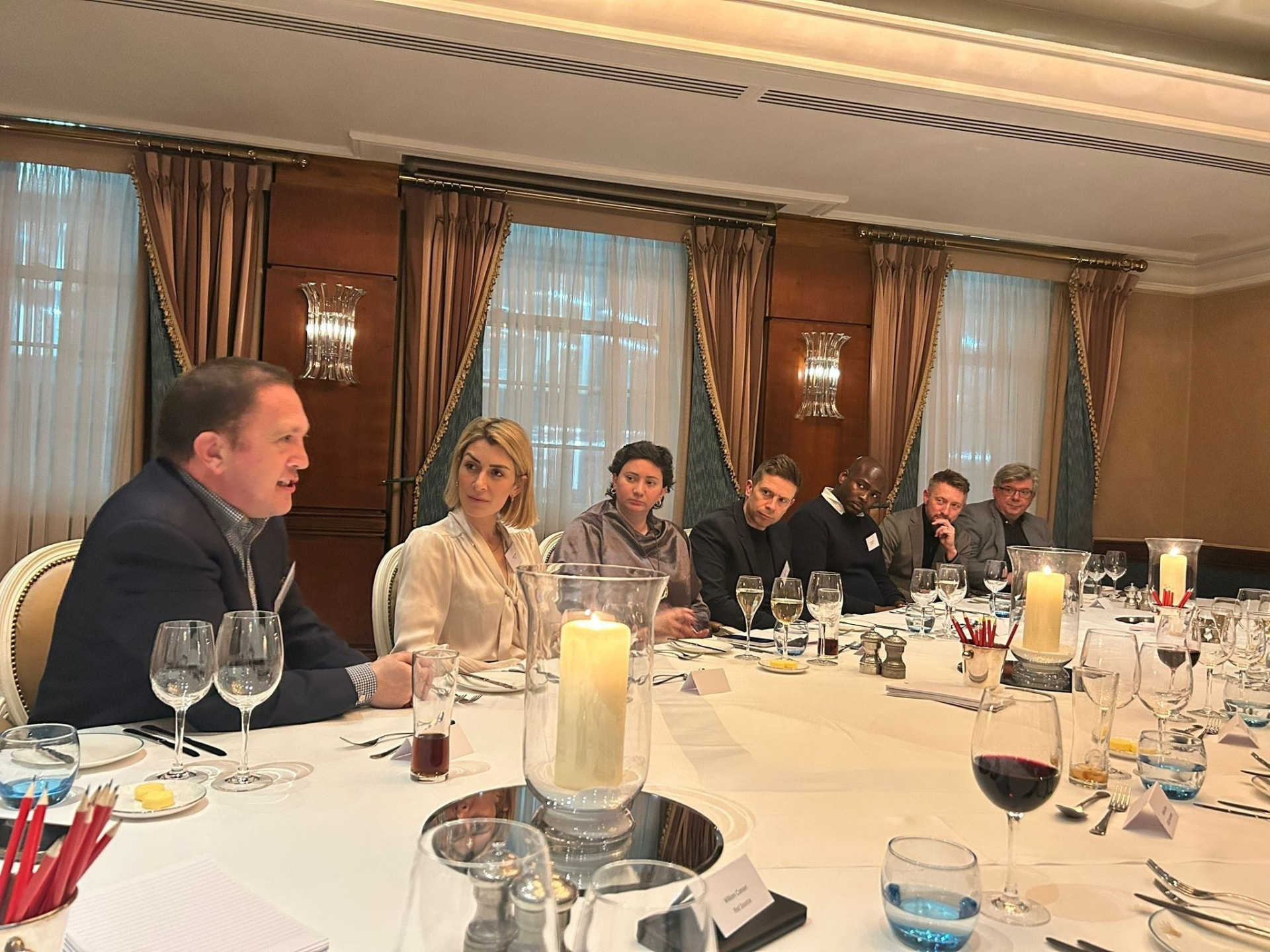 Andrew Wrobel speaking at a roundtable recorded for Talking Sourcing: Georgia